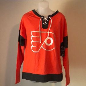 Philadelphia Flyers Hockey jersey style sweatshirt